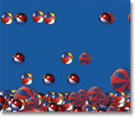 Beach Balls Blog Screen Saver screenshot